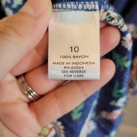 Westport Blue Paisley Flowy Jumpsuit - Picture 9 of 11